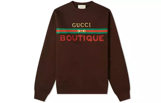 GUCCI Мужская толстовка, цвет Brown