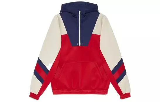 Gucci Мужская толстовка, красно синий