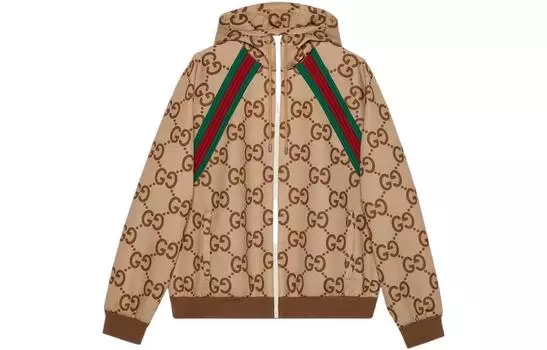 Куртка мужская Gucci Supreme, коричневый