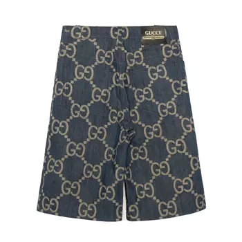 Мужские шорты Gucci, синий/серый