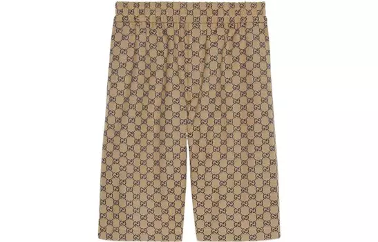 GUCCI Мужские повседневные шорты, цвет Brown
