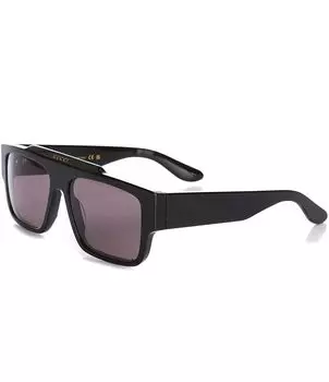Gucci Мужские прямоугольные солнцезащитные очки GG1460S с надписью 56 мм, черный