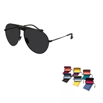 Очки солнцезащитные мужские Gucci Aviator, черный
