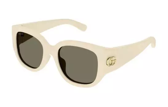 Очки солнцезащитные мужские Gucci крупные, бежевый