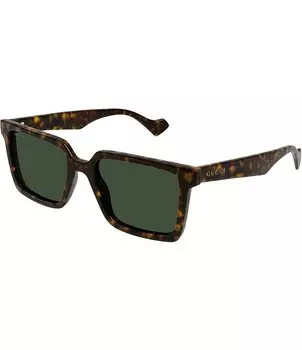 Gucci Мужские солнцезащитные очки GG Generation Light 55 мм Havana Square, коричневый
