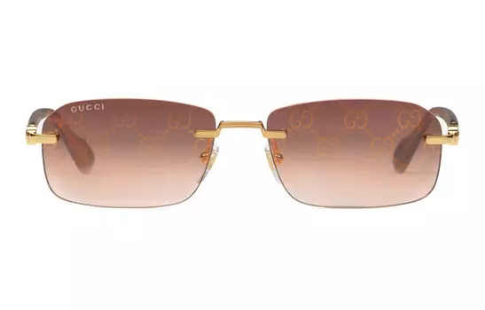 GUCCI Мужские солнцезащитные очки, Gold