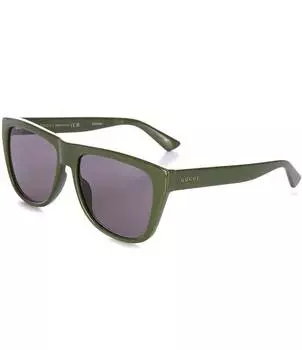 Gucci Мужские солнцезащитные очки-навигатор GG1345S 57 мм, зеленый