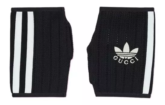GUCCI Мужские трикотажные перчатки Adidas X Co Branded Series, черные