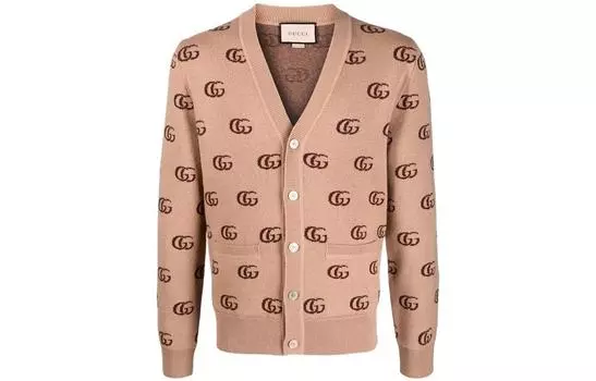 Кардиган Gucci мужской, светло-коричневый