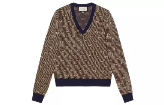 Свитер кашемировый Gucci мужской, бежевый