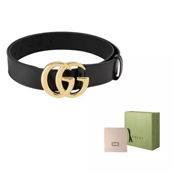 Мужской ремень Gucci, черный