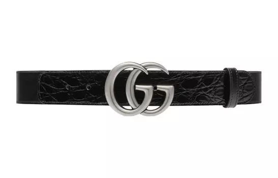 GUCCI Мужской кожаный ремень, Black