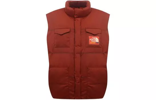 Жилет мужской Gucci x The North Face, бордовый