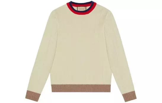 Свитер мужской Gucci, бежевый / красный