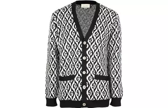 Кардиган мужской Gucci, черный / белый