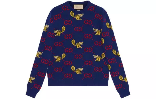 Мужской свитер Gucci, синий