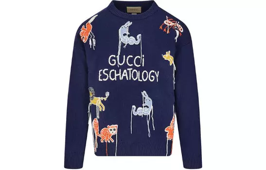 GUCCI Мужской свитер, цвет Blue