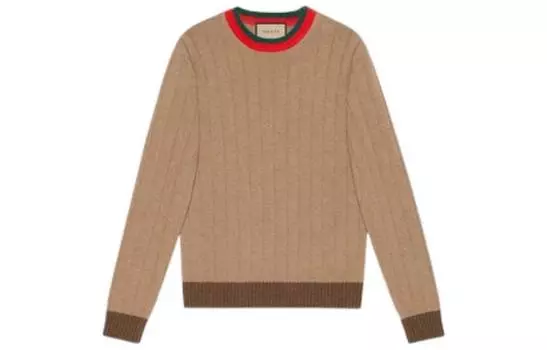 GUCCI Мужской свитер, цвет Camel