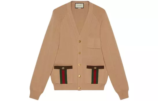 Кардиган мужской Gucci на пуговицах, бежевый