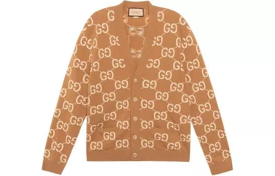 Мужской свитер Gucci, коричневый