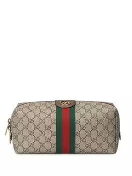 Gucci несессер Savoy среднего размера, нейтральный цвет