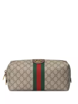 Gucci несессер Savoy среднего размера, нейтральный цвет