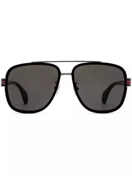 Gucci Очки GG0448S Черные Gucci Eyewear, черный