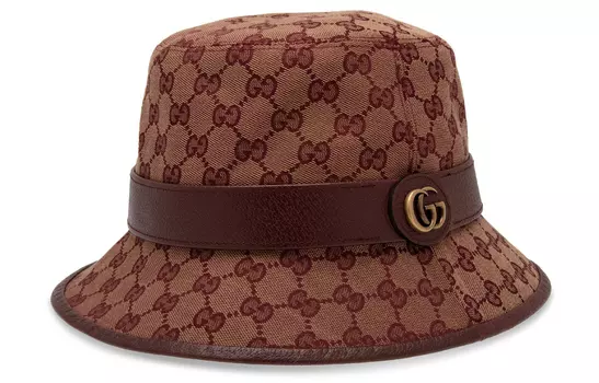 GUCCI Панама мужская коричневая