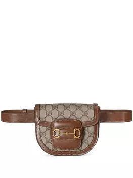 Gucci поясная сумка 1955 Horsebit, коричневый