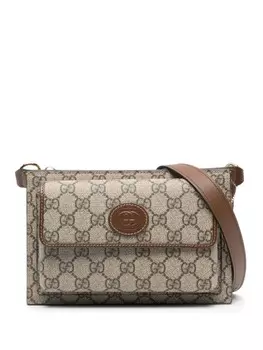 Gucci поясная сумка с узором GG Supreme, нейтральный цвет
