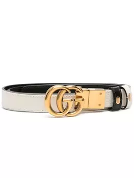 Gucci ремень с пряжкой GG, белый