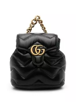 Gucci рюкзак GG Marmont, черный