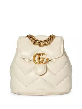 Gucci рюкзак GG Marmont, нейтральный цвет