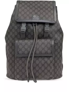 Gucci рюкзак с монограммой GG, серый