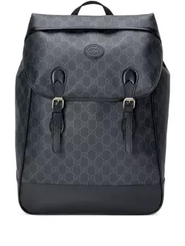 Gucci рюкзак с узором GG Supreme, черный