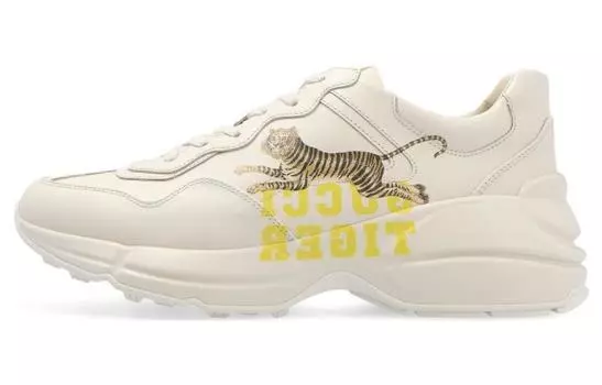 Кроссовки Gucci Rython Tiger, бежевый