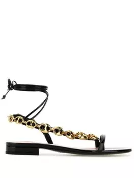Gucci сандалии Marina Chain, черный