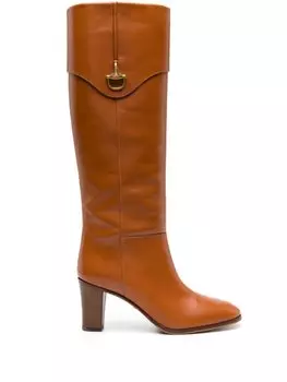 Gucci сапоги Half Horsebit, оранжевый