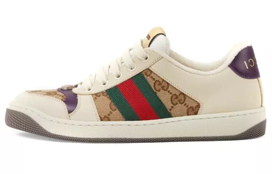 Gucci Screener Бежевый Ebony GG Canvas