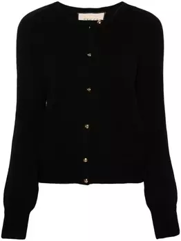Gucci шерстяной кардиган с круглым вырезом, черный