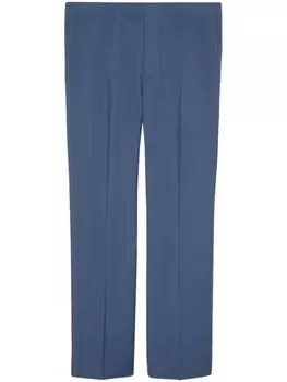 Gucci шерстяные брюки строгого кроя, синий