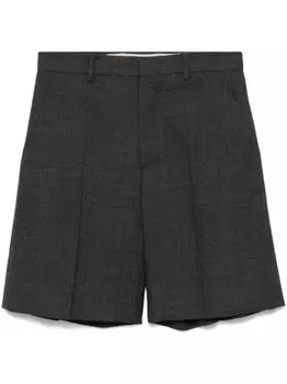 Gucci шерстяные шорты, серый