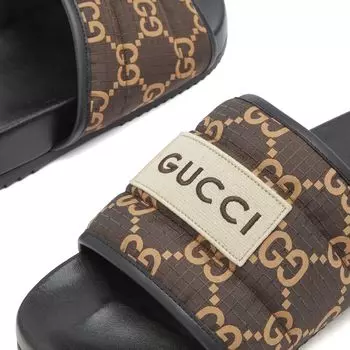 Gucci Шлепанцы Ripstop с логотипом GG