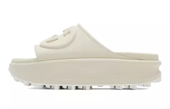 Сандалии GUCCI Slide Sandals Off White