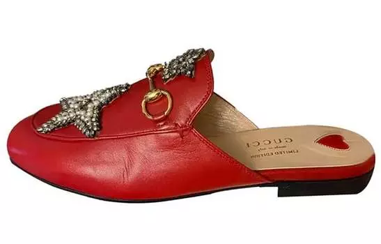 Шлепанцы женские Gucci, красный