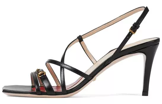 Босоножки женские Gucci One-Strap, черный