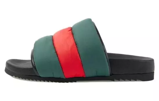 Шлепанцы женские Gucci Web Slide, черный