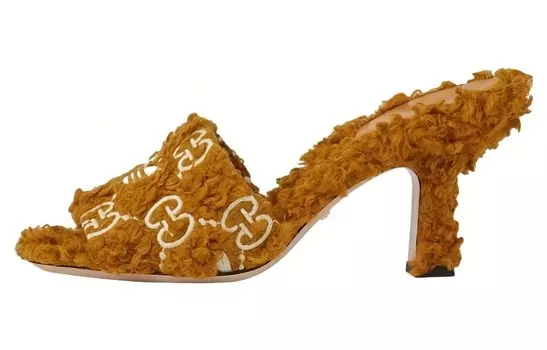 Босоножки женские Adidas x Gucci, коричневый