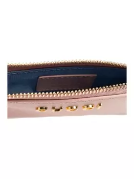 Gucci скрипт Zipped Wallet, розовый