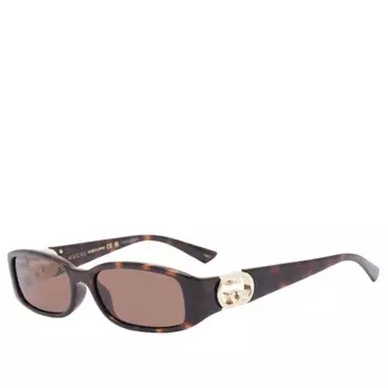 Gucci солнцезащитные очки hailey Gucci Eyewear, коричневый